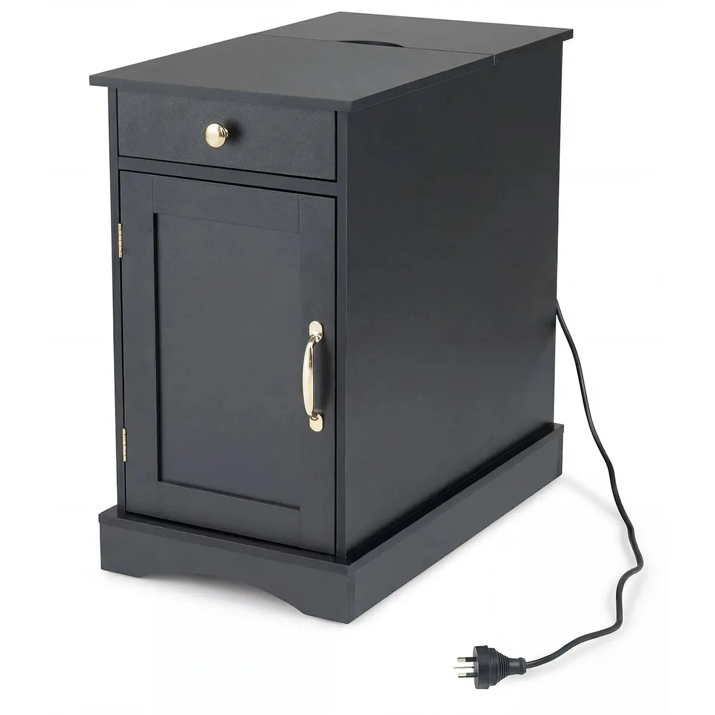 Прикроватная тумба Costway JV13071DE-BK (Black) - 2