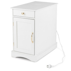 Прикроватная тумба Costway JV13071DE-WH (White) Thumb