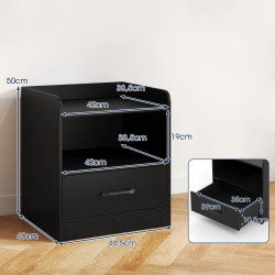Etajera Costway HU11025DE-DK (Black) Thumb