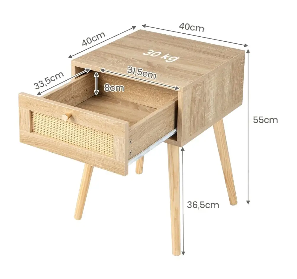 Noptiera Costway HU10476OA-1 (Natural)