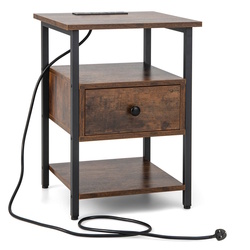 Тумба прикроватная Costway HU10485CF-1 (Rustic Brown) Thumb