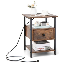 Тумба прикроватная Costway HU10485CF-1 (Rustic Brown) Thumb