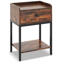 Тумба прикроватная Costway HU10500CF (Rustic Brown) Thumb