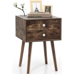 Тумба прикроватная Costway HU10553ES (Rustic Brown) Thumb