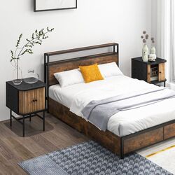 Тумба прикроватная Costway HU10557BK (Black) Thumb