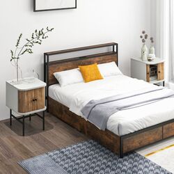 Тумба прикроватная Costway HU10557WH (White) Thumb