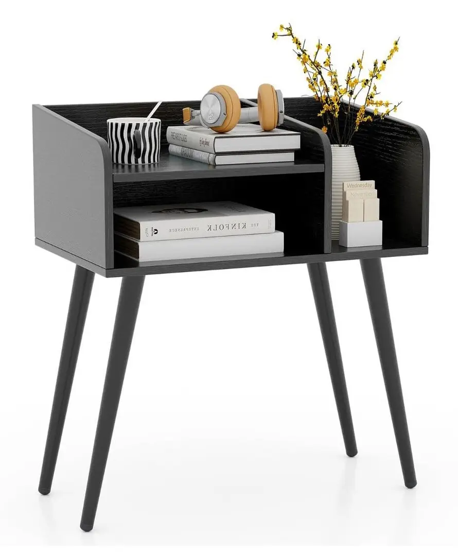 Тумба прикроватная Costway HU10755DK-1 (Black) - 2
