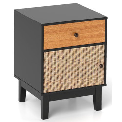 Тумба прикроватная Costway HU10765BK (Black) Thumb