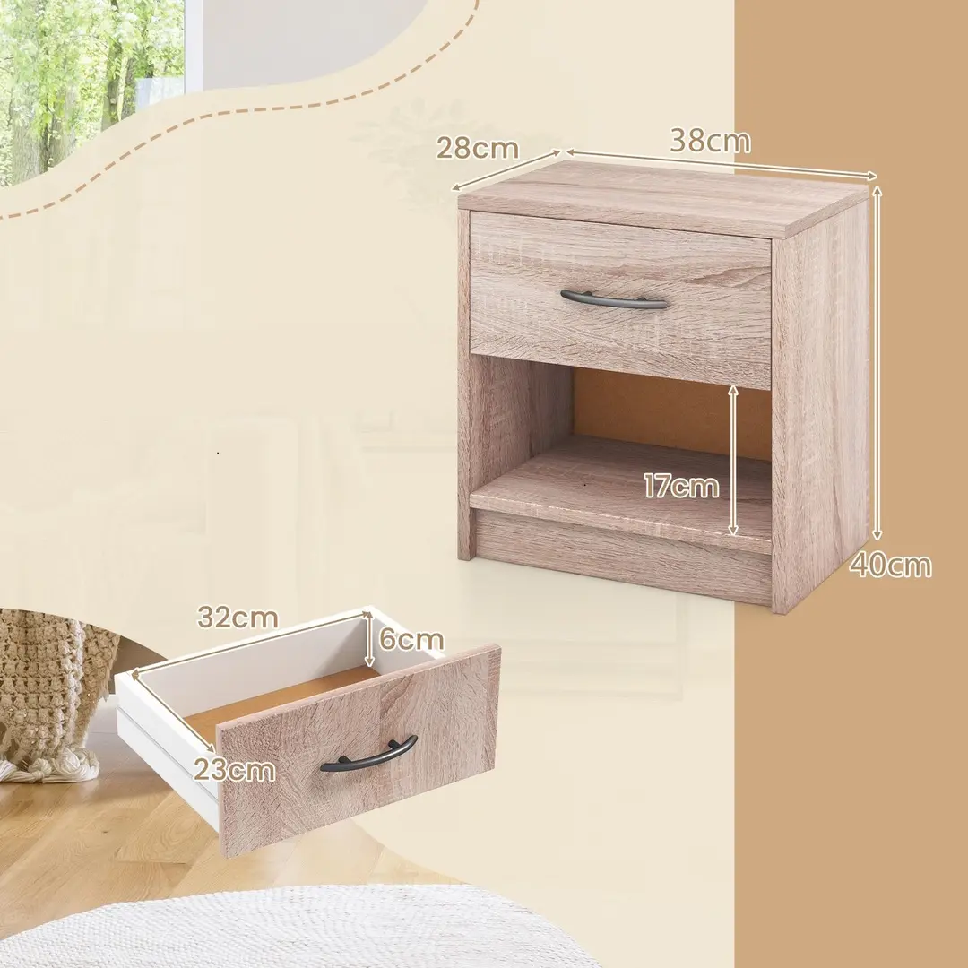 Noptiera Costway HU10887NA (Natural)