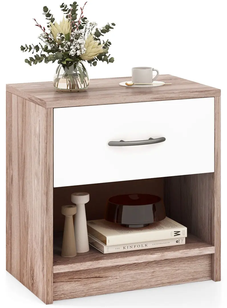 Noptiera Costway HU10887SO (Oak/White)
