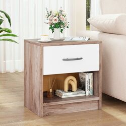 Noptiera Costway HU10887SO (Oak/White)
