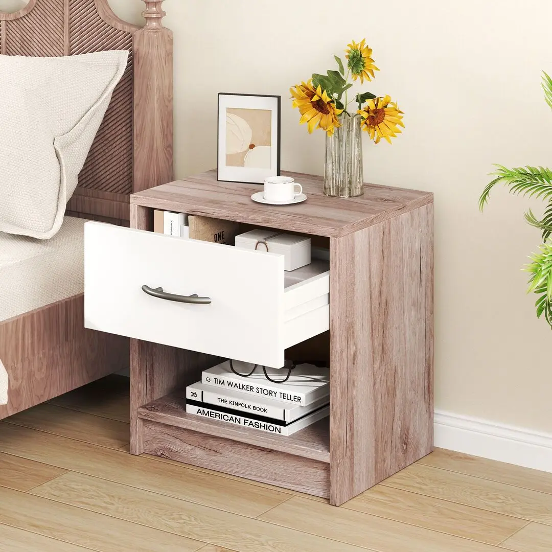 Noptiera Costway HU10887SO (Oak/White)