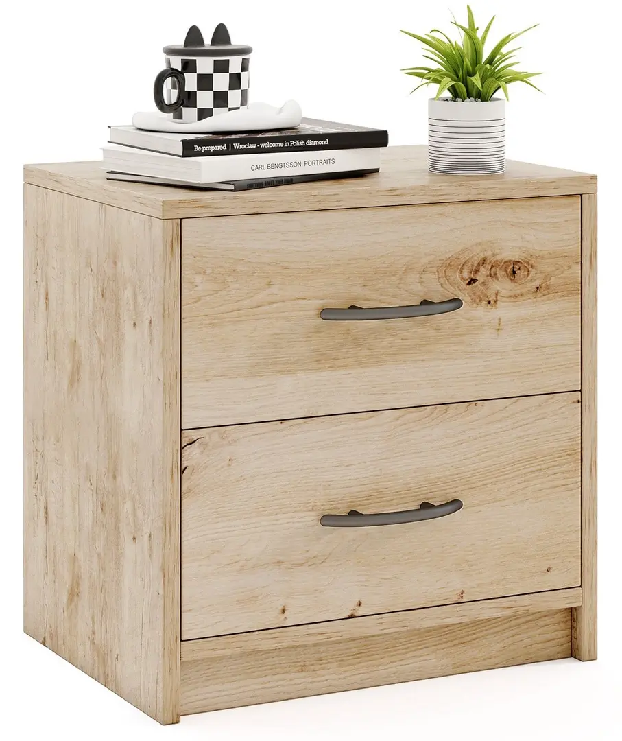 Тумба прикроватная Costway HU10888OK (Oak)