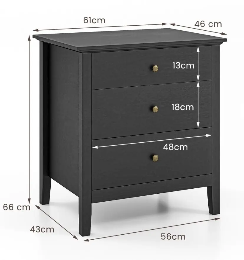 Noptiera Costway HV10342DK (Black)