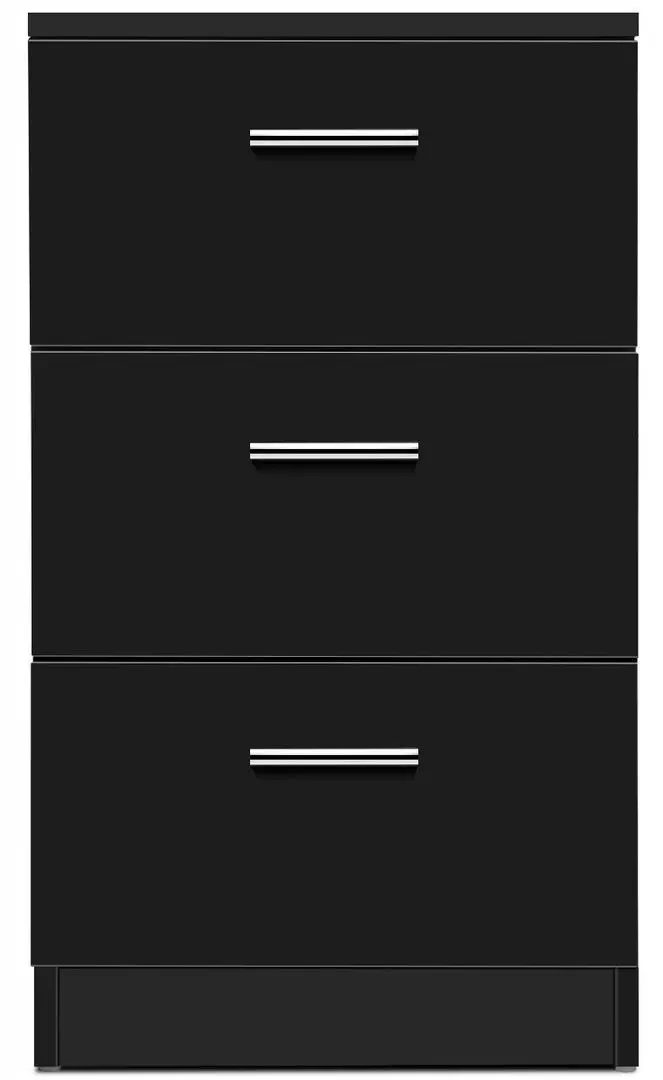 Тумба прикроватная Costway HW61149BK (Black)