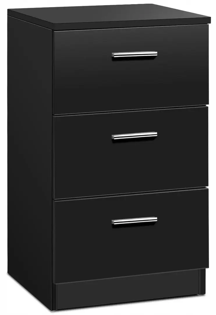 Тумба прикроватная Costway HW61149BK (Black)