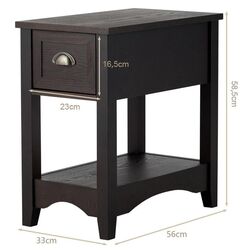 Noptiera Costway HW61983CF (Dark Brown) Thumb