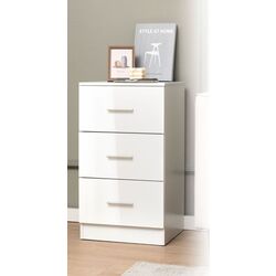 Тумба прикроватная Costway HW64165WH (White) Thumb