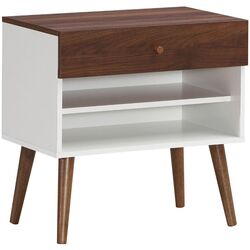 Noptiera Costway HW66161 (Walnut/White)