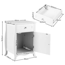 Noptiera Costway HW66503 (White) Thumb