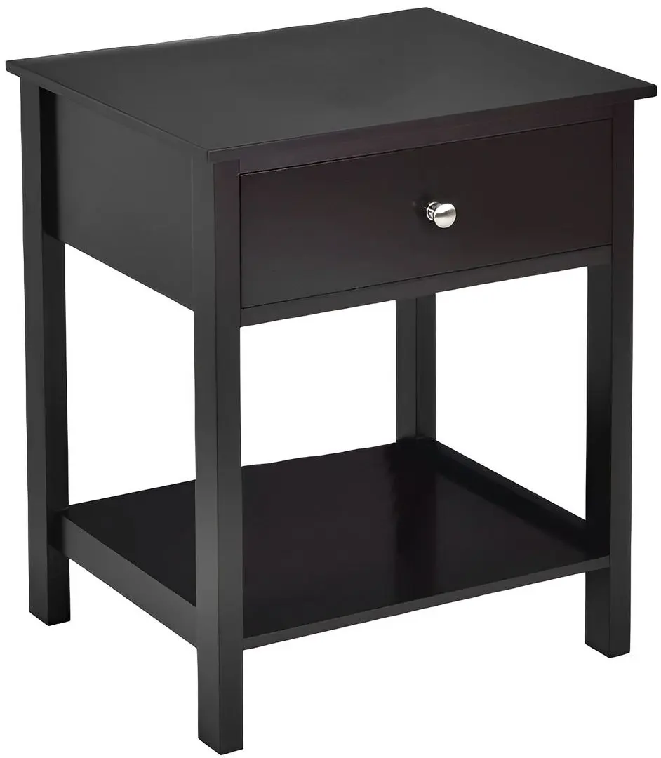 Тумба прикроватная Costway HW66943CF (Brown)