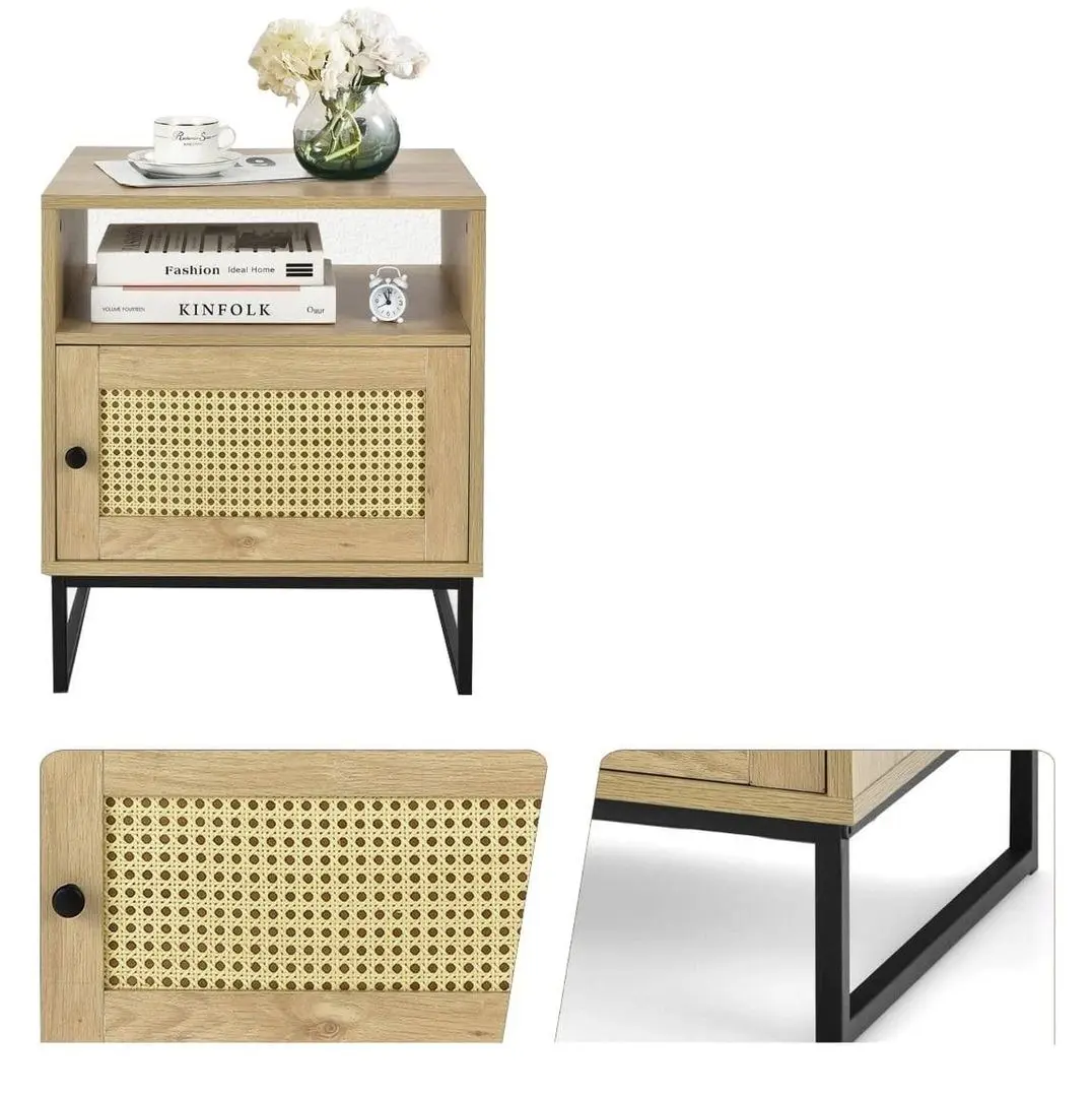 Noptiera Costway JV10074NA (Natural Oak/Black)