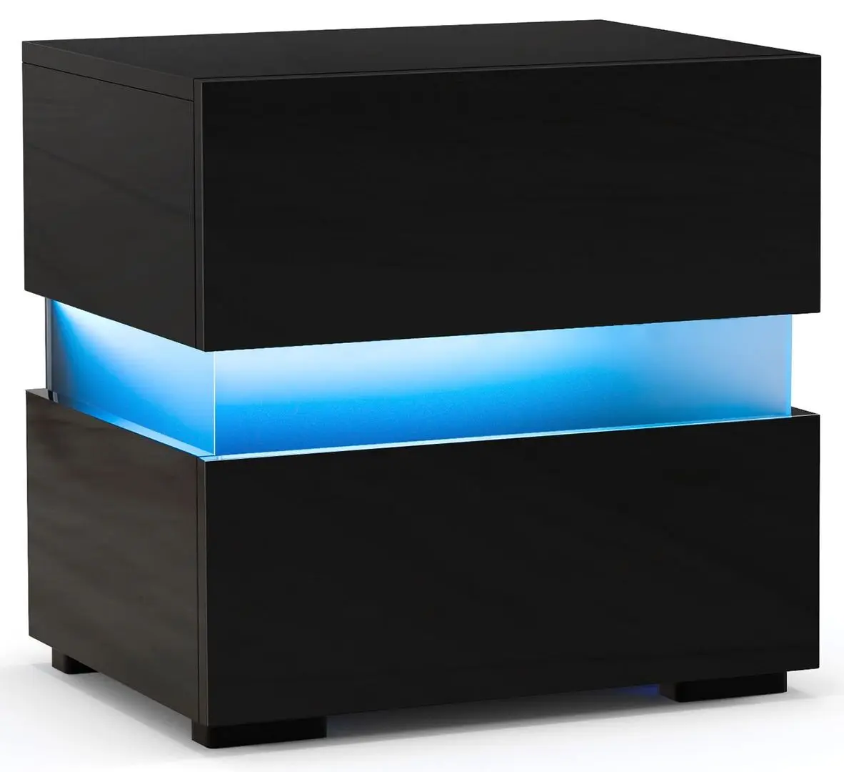 Тумба прикроватная Costway JV10830DK (Black)