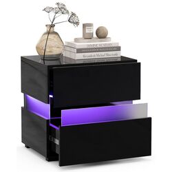 Тумба прикроватная Costway JV10830DK (Black) Thumb