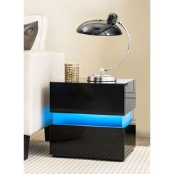 Тумба прикроватная Costway JV10830DK (Black) Thumb