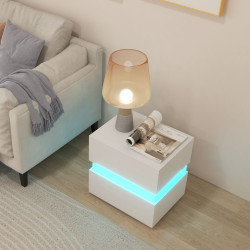 Тумба прикроватная Costway JV10830WH (White) Thumb