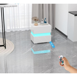 Тумба прикроватная Costway JV10830WH (White) Thumb