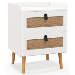 Тумба прикроватная Costway JV11094WH (White) Thumb