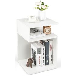 Тумба прикроватная Costway JV11241WH (White) Thumb