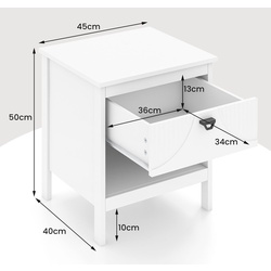 Noptiera Costway JV11403WH (White) Thumb