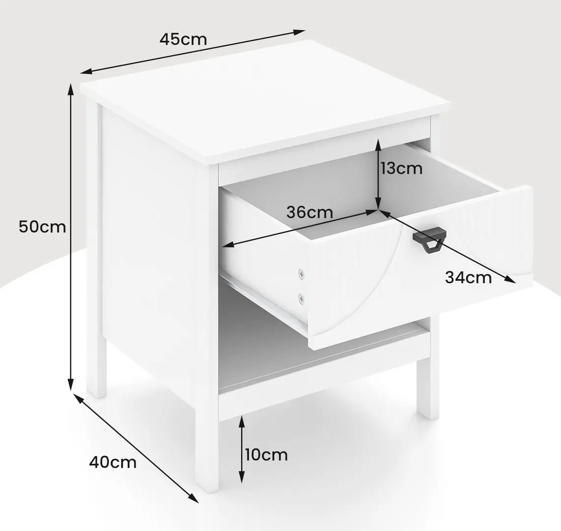 Noptiera Costway JV11403WH (White)