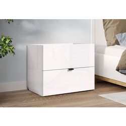 Noptiera Fabrik Home Hardy (White/White Gloss)