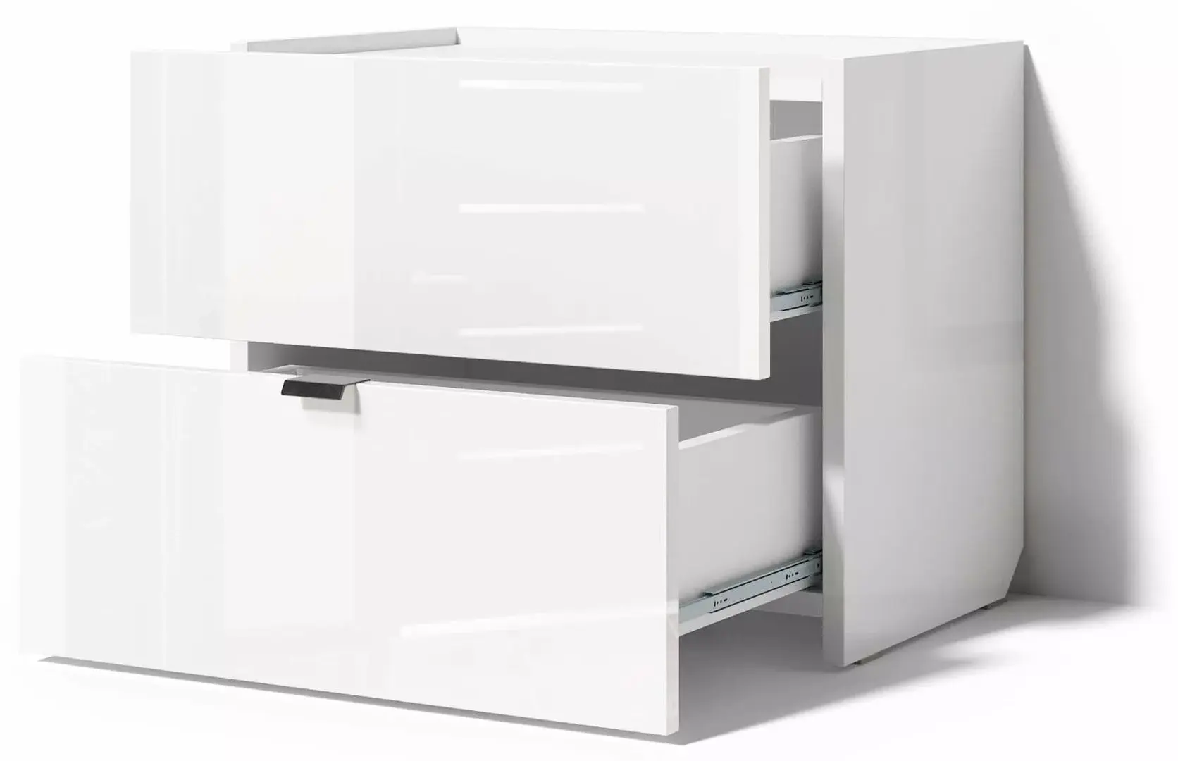 Noptiera Fabrik Home Hardy (White/White Gloss)