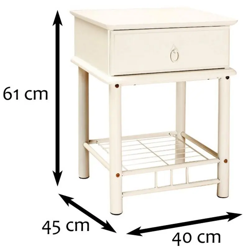 Тумба прикроватная Signal ET-747 (White) - 3