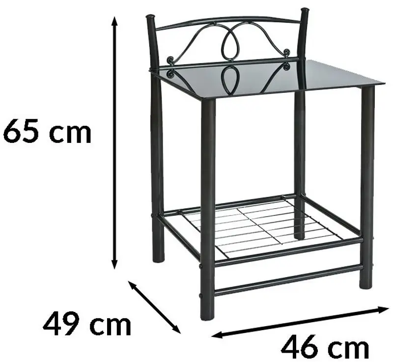 Тумба прикроватная Signal ET-920 (Black) - 2