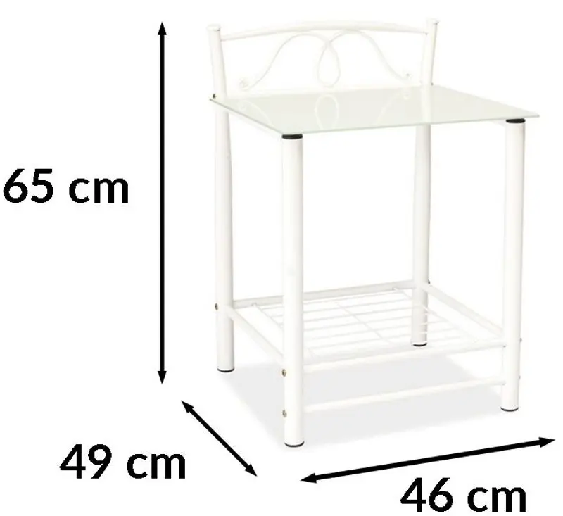Тумба прикроватная Signal ET-920 (White) - 4