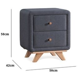 Тумба прикроватная Signal Melissa (Gray) Thumb