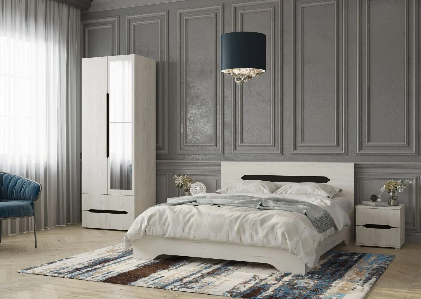 Noptiera Горизонт Vega (Kraft Oak White/Wenge) - 4