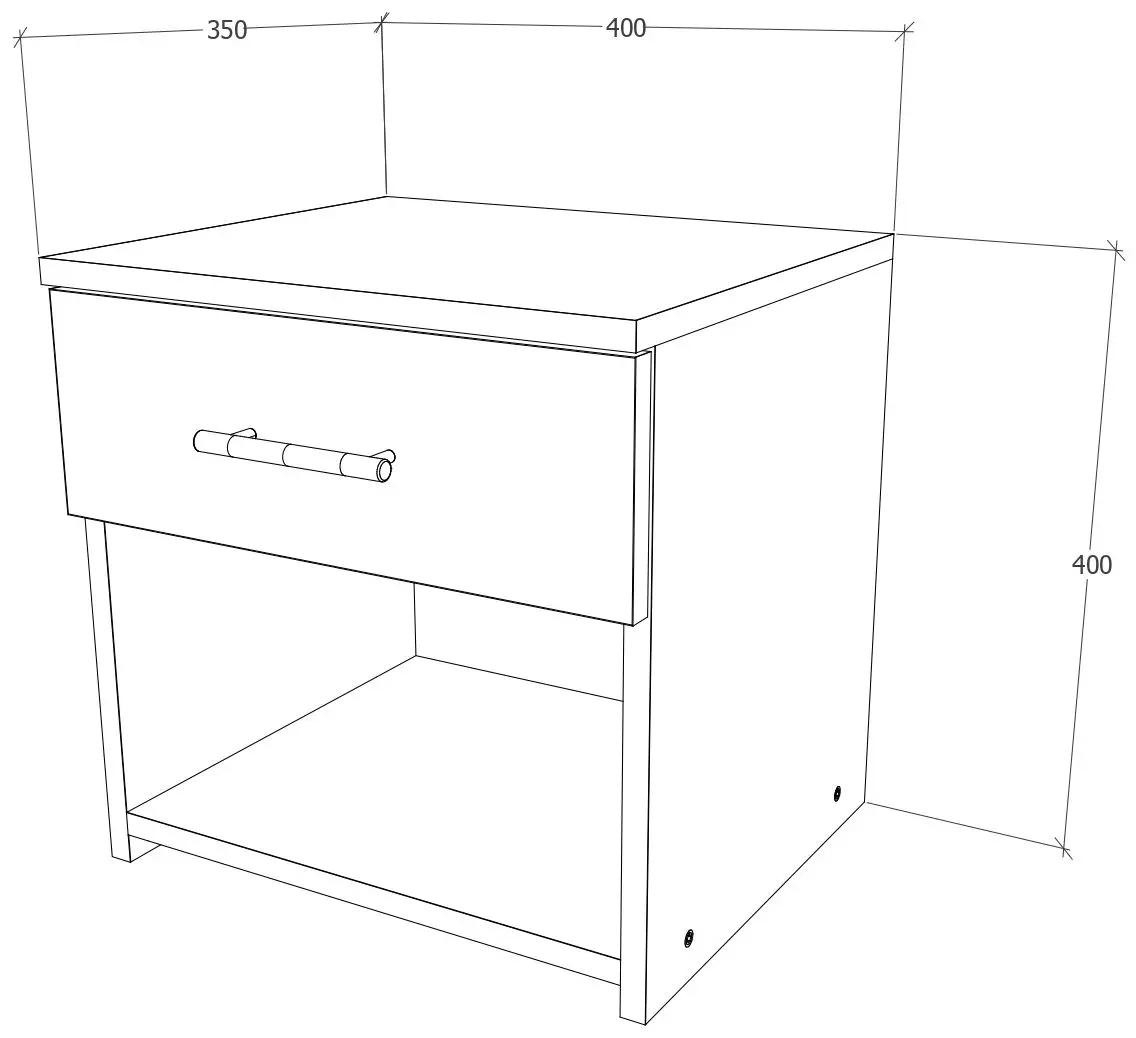 Noptiera Haaus Leco 1S (White/Elm) - 4