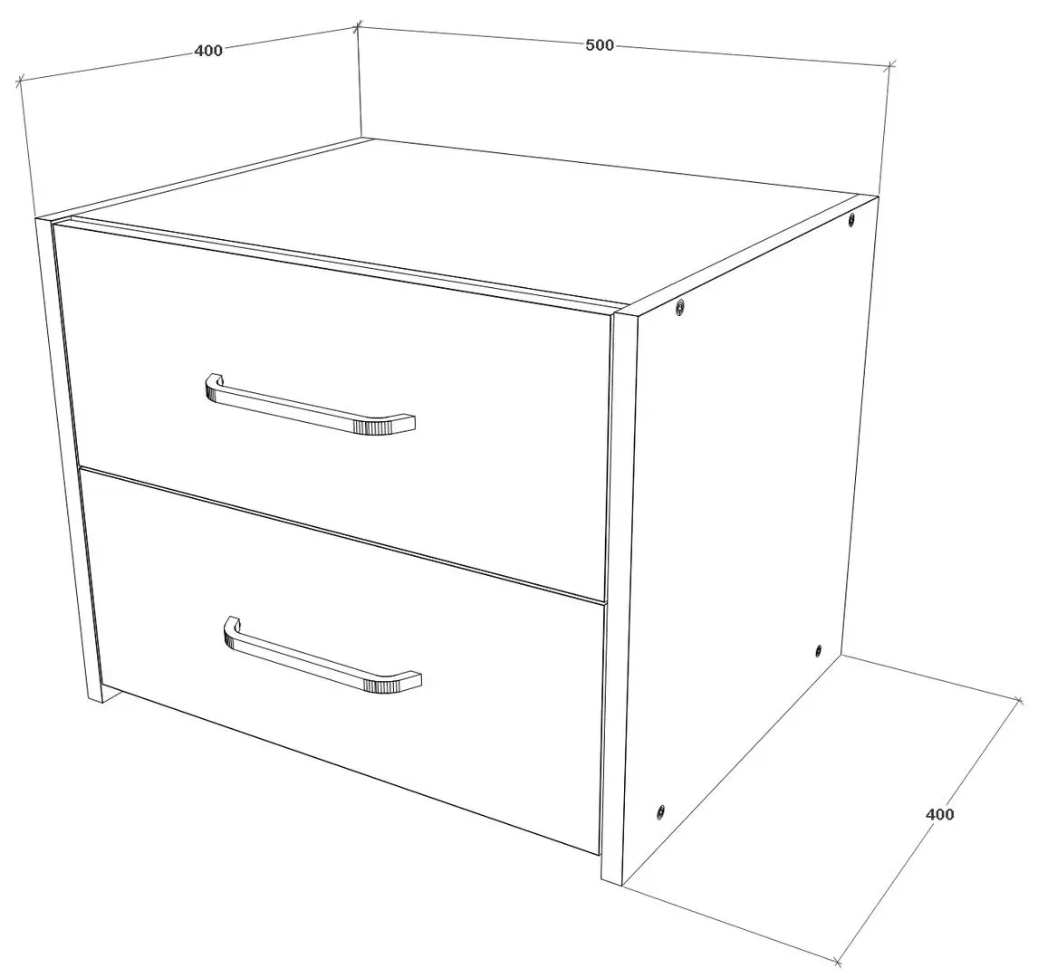 Noptiera Haaus Malmo 50x40 (Anthracite/White Oak)