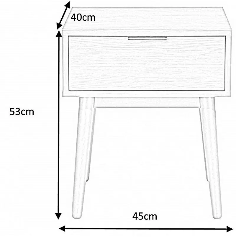 Noptiera Halmar Cassina (Nut)