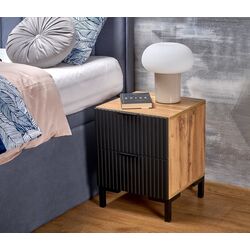 Noptiera Halmar Nela (Craft Oak/Black)