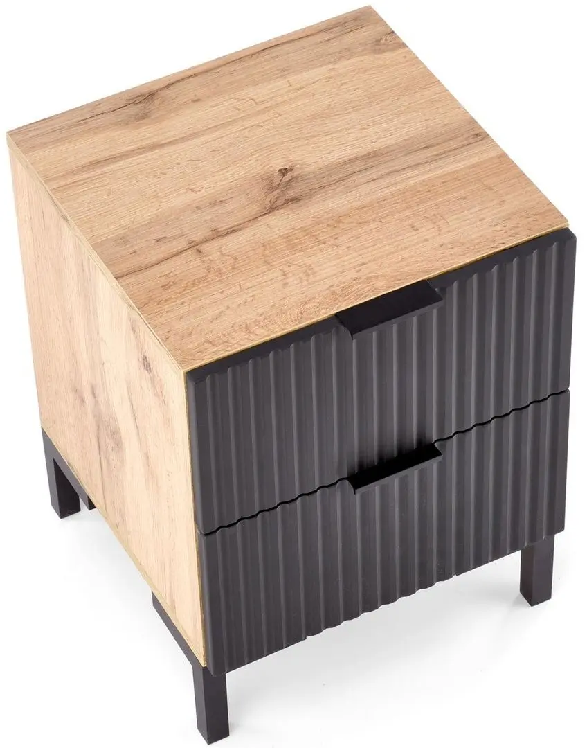 Noptiera Halmar Nela (Craft Oak/Black)