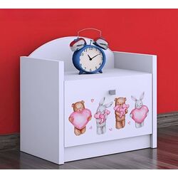 Noptiera Happy Babies Happy Animals with Hearts (White) Thumb