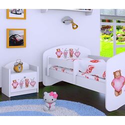 Тумба прикроватная Happy Babies Happy Animals with Hearts (White)