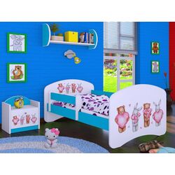 Noptiera Happy Babies Happy Animals with Hearts (White/Blue) Thumb